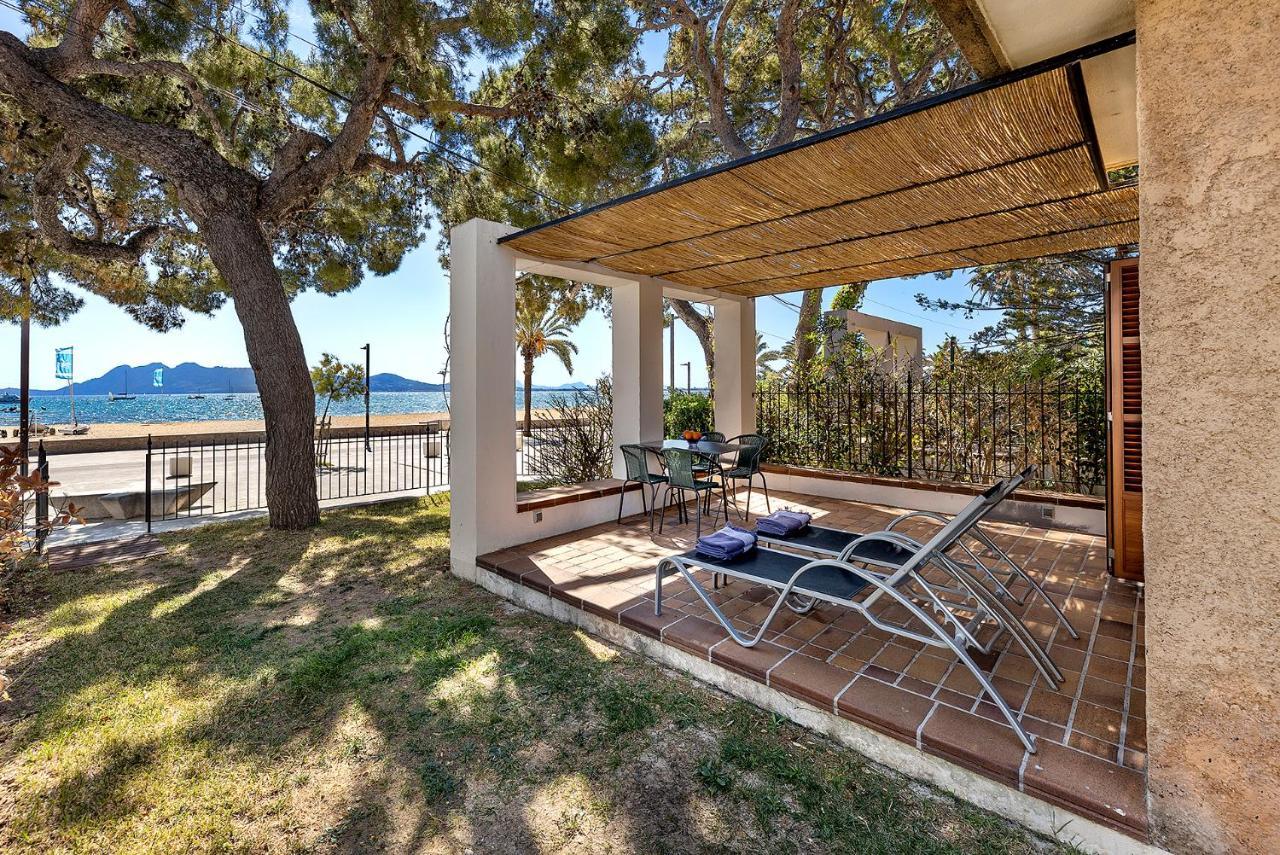 La Gola Apartment, First-Line Beachfront, Newly Refurbished Puerto Pollensa Exterior foto
